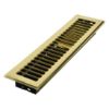 Picture of C++ RG0166 FLR REGISTER BRASS 2 1/4X12