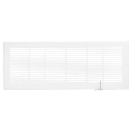 Image sur RG3012 GRILLE PLASTIQUE BLANCHE 18" X 6"