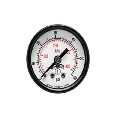 Picture of PEM1439 21/2 0-100 ECONO GAUGE 1/4 BCK