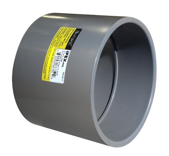 Picture of 286354 4" PVC SGV COUPLING HXH RADONX