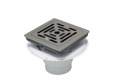 Image de TI  ENS DRAIN DOUCHE CARRE COMPLETE NB