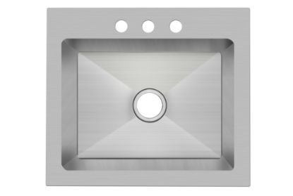 Image de 25X22X9 DM 3T 18GA 1B EVIER INOX SAULT