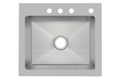 Image de 25X22X9 DM 4T 18GA 1B EVIER INOX SAULT