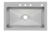 Picture of 33X22X9 DM 4H 18GA 1B SS SNK SAULT