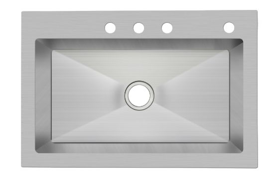 Picture of 33X22X9 DM 4H 18GA 1B SS SNK SAULT