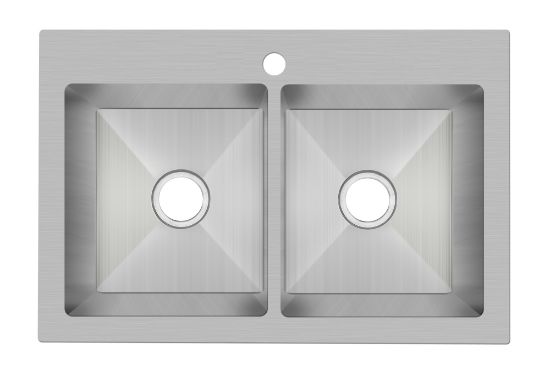 Picture of 33X22X9 DM 1H 18GA 2B SS SNK SAULT