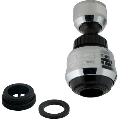 Picture of 477 BLK/CHR DBL SWIVEL KIT FCT AERATOR