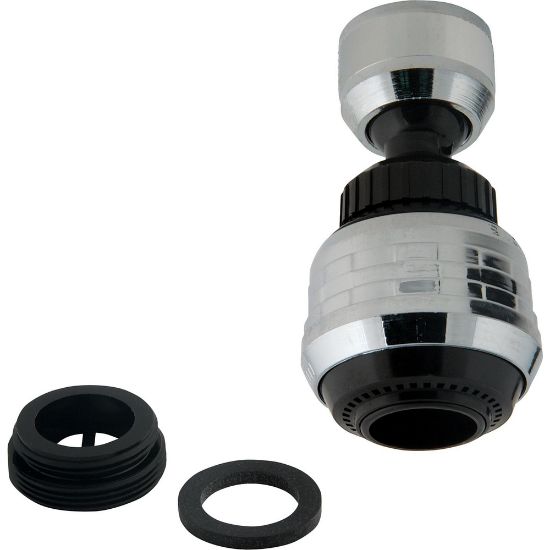 Picture of 477 BLK/CHR DBL SWIVEL KIT FCT AERATOR