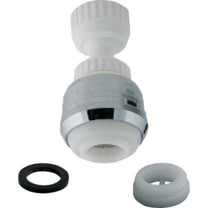 Picture of 476 WHI/CHR DBL SWIVEL KIT FCT AERATOR
