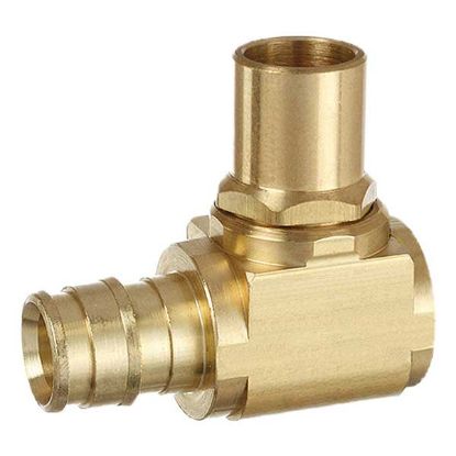 Picture of LF4730500 LLC 1/2"PEX X 1/2" MALE BR ELB