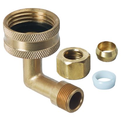 Picture of LF 3/4 FHT X 3/8 COMP DW ELL W NUT