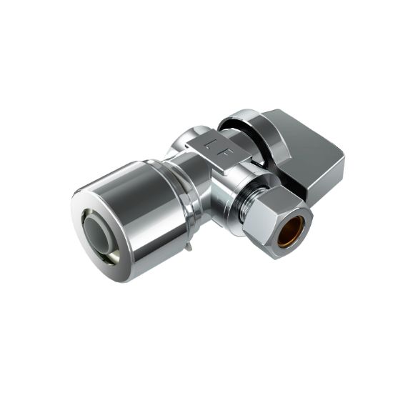Picture of LLC 5/8 OD PUSH X 3/8OD QT ANG ST CP