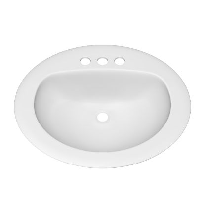 Picture of 20174WH 20"X17" WHITE 4" C/S CHINA LAV