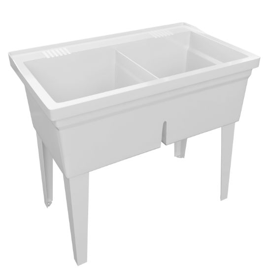 Picture of LT4024 DBL LDRY SINK W/LEGS