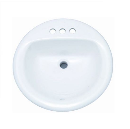 Picture of PF194RWH 19" ROUND 4" VC DI LAV WHI