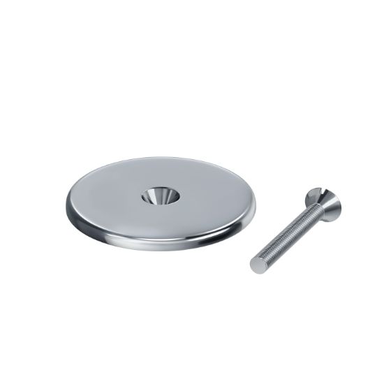 Image sur 6" 24 GA INOX CVR ACC A/ 1/4" VIS
