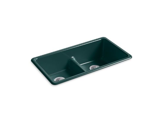 Picture of 531217 IRON/TONES 33 DBL EQ KITCHEN SINK