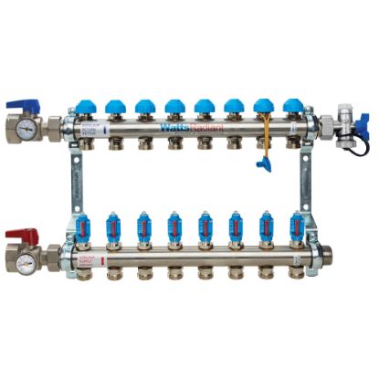 Picture of D3803008SSKIT 1" FLOWMET MAN SS M-8