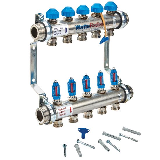 Picture of D3807605SS 1-1/2"SS FLOWMETER MANIF M-5