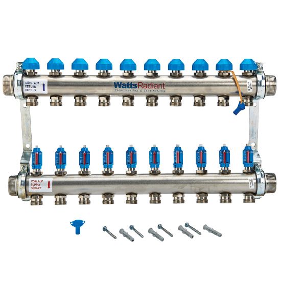 Picture of D3807610SS 1-1/2"SS FLOWMETER MANIF M-10