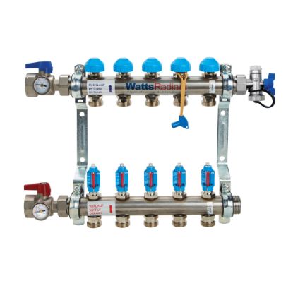 Picture of D3803005SSKIT 1" FLOWMET MAN SS M-5