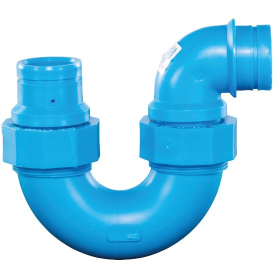 Image sur 710018 1-1/2" UTP SIPHON-P NH BLEU
