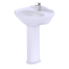 Image sur RS+LPT754#01 WHITNEY 1-HOLE LAV&PED COTT