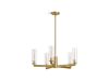 Picture of 35878-CH05-2GL CRUE 5-LIGHT CHANDELIER