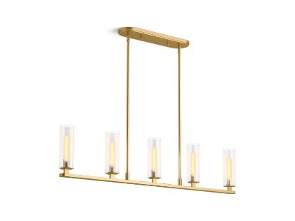 Picture of 35877CH052GL CRUE 5LIGHT LINE CHANDELIER