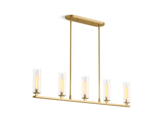 Picture of 35877CH052GL CRUE 5LIGHT LINE CHANDELIER