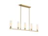 Picture of 35877CH052GL CRUE 5LIGHT LINE CHANDELIER