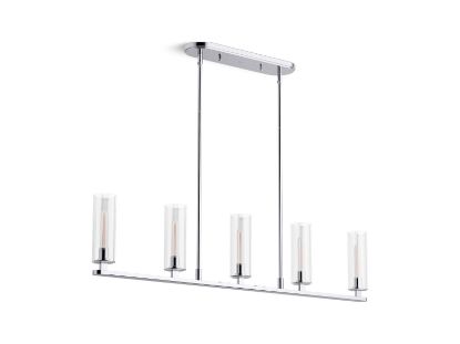 Picture of 35877CH05CPL CRUE 5LIGHT LINE CHANDELIER