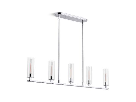 Picture of 35877CH05CPL CRUE 5LIGHT LINE CHANDELIER