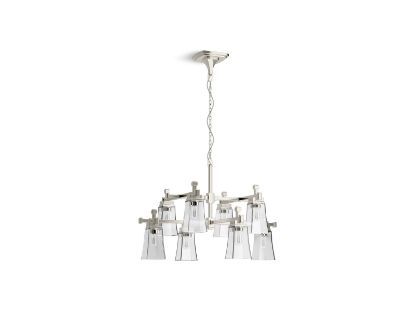 Picture of 31759-CH08-SNL RIFF 8 LIGHT CHANDELIER