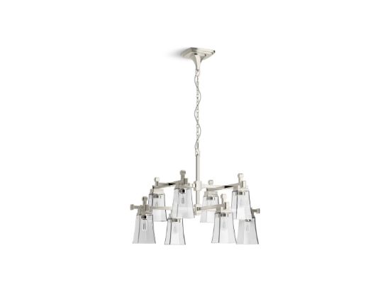 Picture of 31759-CH08-SNL RIFF 8 LIGHT CHANDELIER