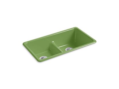Picture of 531234 IRON/TONES 33 DBL EQ KITCHEN SINK