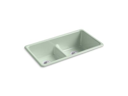 Picture of 531242 IRON/TONES 33 DBL EQ KITCHEN SINK
