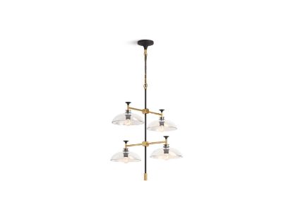Picture of 31773-CH04-BML TONE 4 LIGHT CHANDELIER
