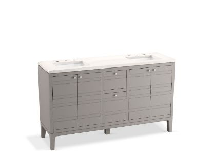 Picture of C++ 33527-ASB-1WT HELST VANITY 60 INCHES