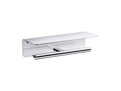 Picture of 29224CP KUMIN DOUBLE TP HOLDER (W/ TRAY)