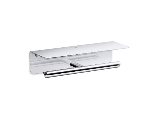Picture of 29224CP KUMIN DOUBLE TP HOLDER (W/ TRAY)