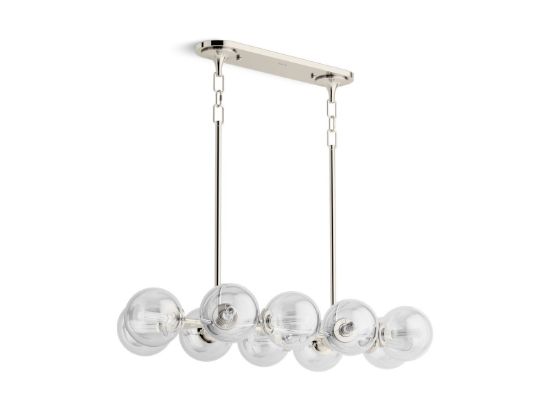 Picture of 31766CH10SNL BELLERA 10 LGT CHANDELIER