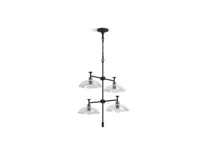 Picture of 31773-CH04-BLL TONE 4 LIGHT CHANDELIER
