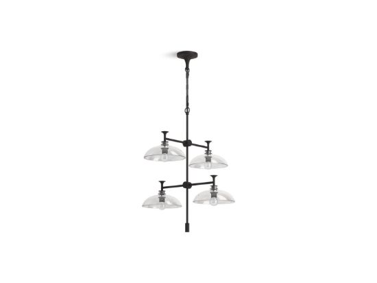 Picture of 31773-CH04-BLL TONE 4 LIGHT CHANDELIER