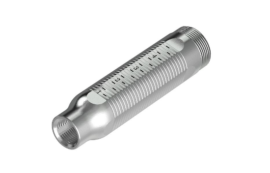 Picture of AQF 1/2X9 RED NIPPLE F/RNH