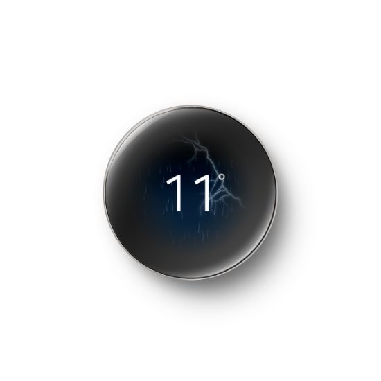 Image sur GA05560US NEST TSTAT 4EM GEN ARGENT PRO