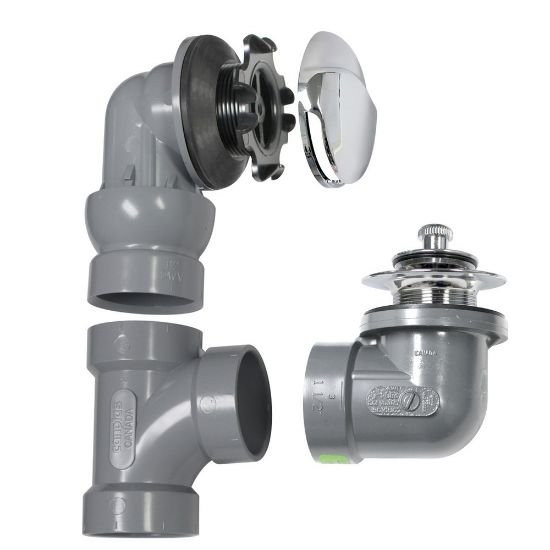 Picture of 382856 11/2"PVC GREY ADJ W&O LIFT&TRN CP