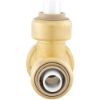 Picture of C77443LF 3/4X1/2X1/2" PUSH ON RED TEE