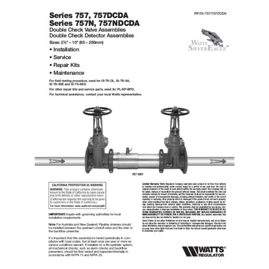 Image sur RK757/757-DCDA-CK1 2-1/2-4" ENS REPAR