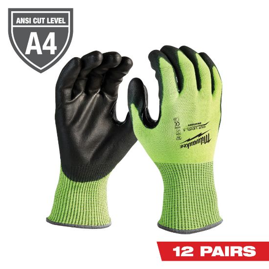 Picture of 48-73-8942B (12) CUT 4 HIGH VIS GLOVE-L